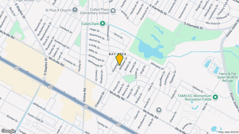 1025 Whitaker Dr Map and Location Details