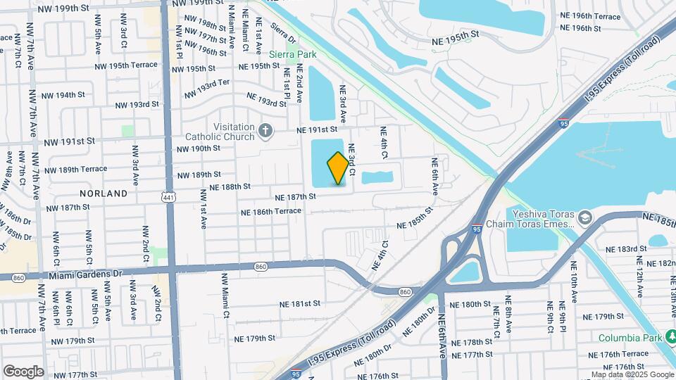 303 NE 187th St Map and Location Details