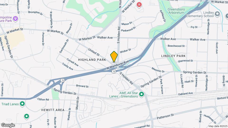 3624 Ashland Dr Map and Location Details