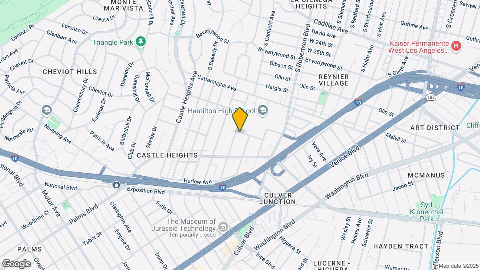3102 S Canfield Ave Mapa y Detalles de la Ubicación