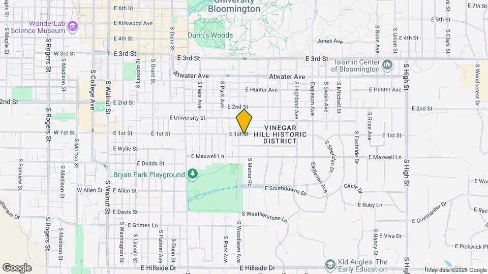 1006 E 1st St Map and Location Details