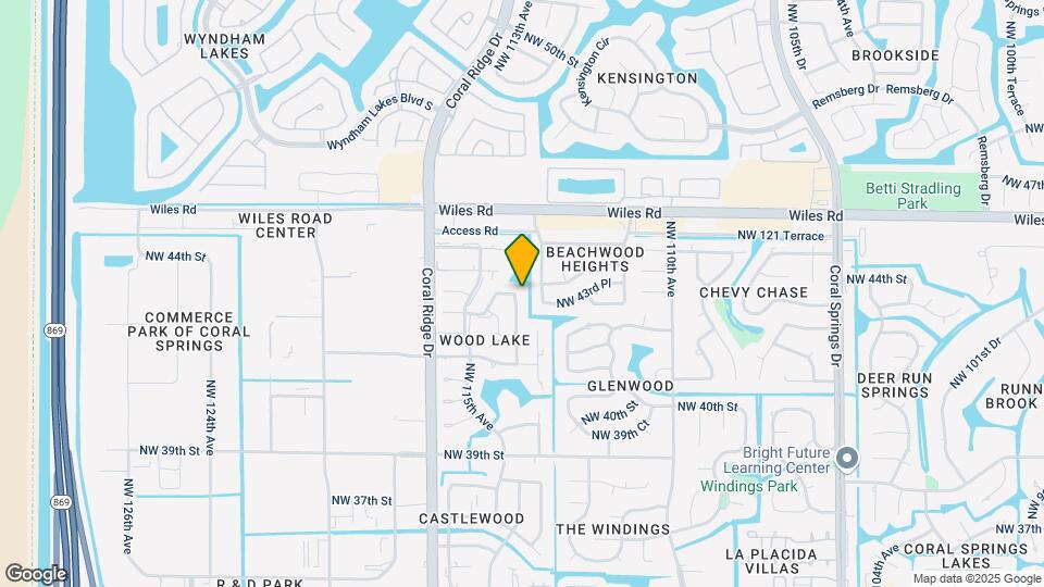 4283 NW 114th Terrace Map and Location Details