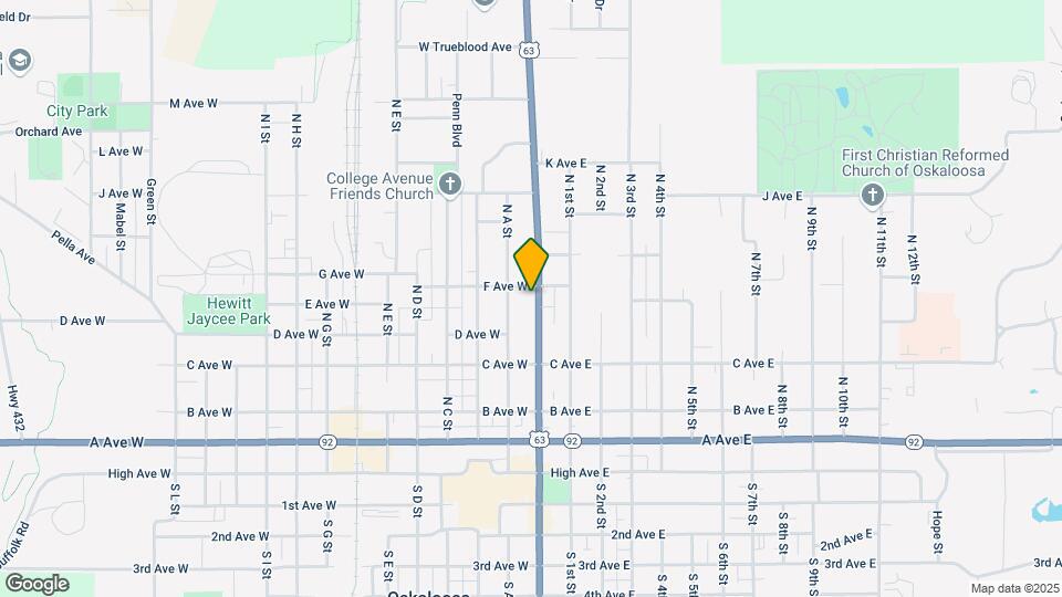 605 N Market St, Unit 2 Map and Location Details