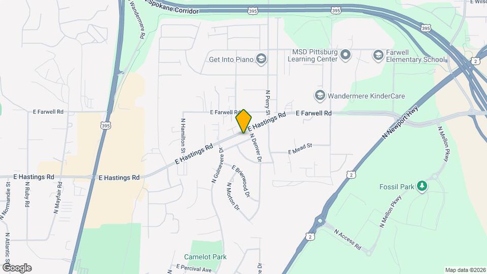 1217 E Chantel Dr Map and Location Details