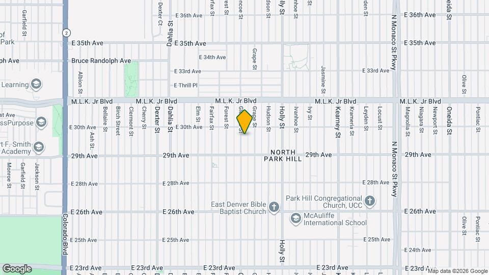 2956 Glencoe St Map and Location Details