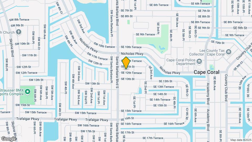 117 SE 12th Terrace Map and Location Details