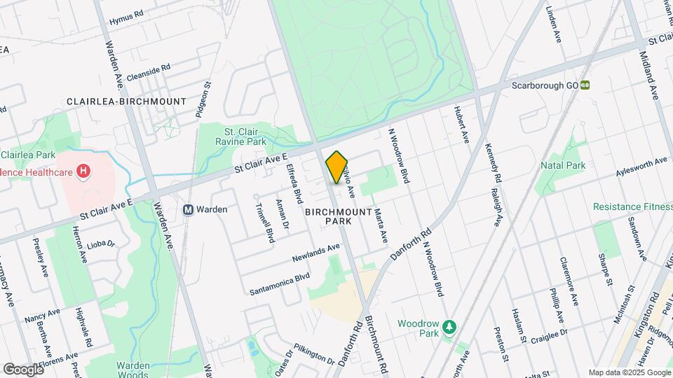 557 Birchmount Rd Map and Location Details