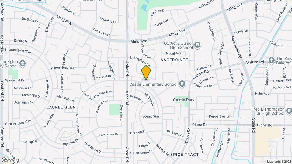 2804 N Half Moon Dr Map and Location Details