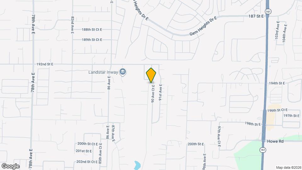 19412 90 Ave Ct E Map and Location Details