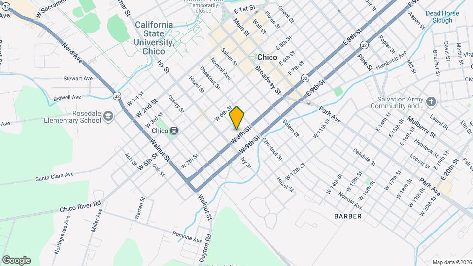 724 Hazel St Map and Location Details