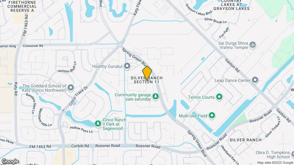 2927 Overbrook Meadow Ln Map and Location Details