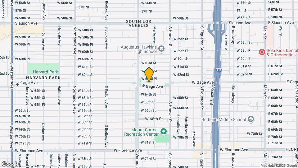 927 W Gage Ave Map and Location Details