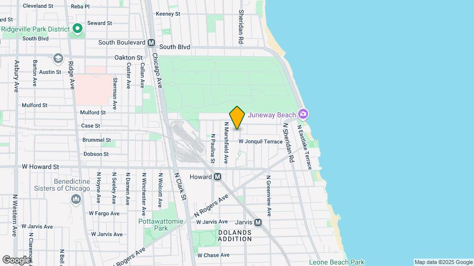 7716 N Ashland Ave Map and Location Details