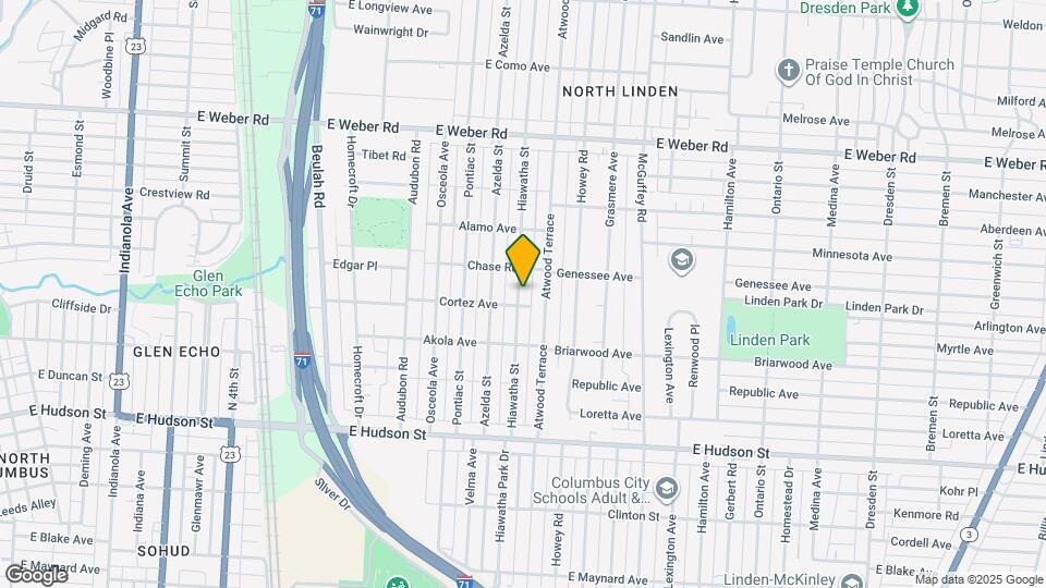 2628 Hiawatha St Mapa y Detalles de la Ubicación