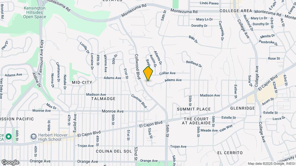 5250 Adams Ave Map and Location Details
