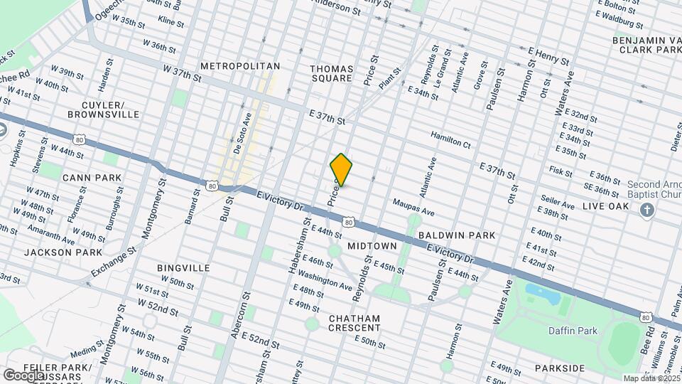 506 E 41st St Map and Location Details