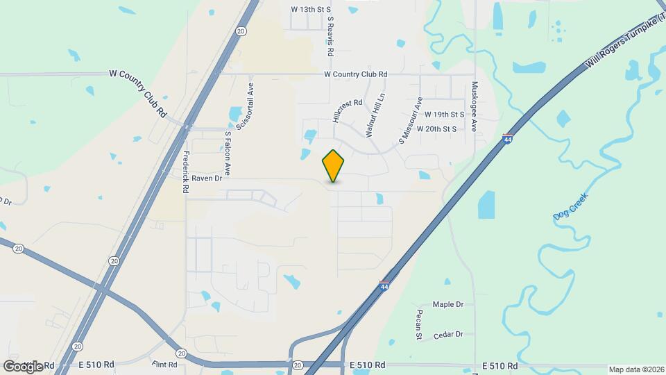 1118 Raven Dr Map and Location Details