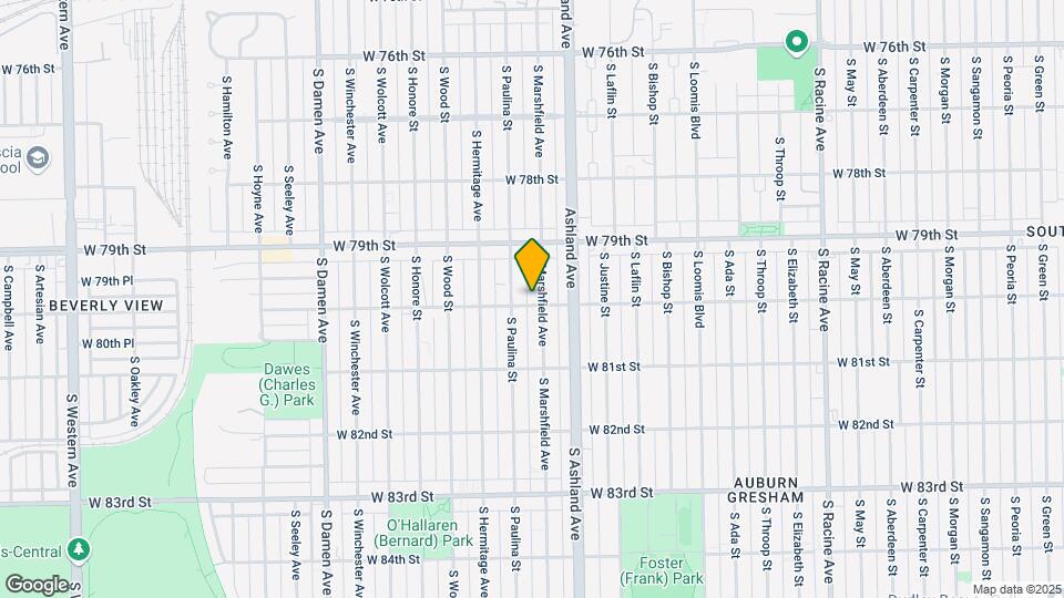 1645 W 80th St Map and Location Details