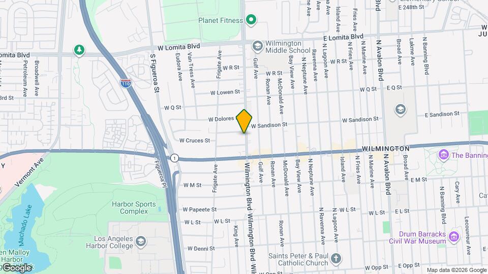 1447 Wilmington Blvd Map and Location Details
