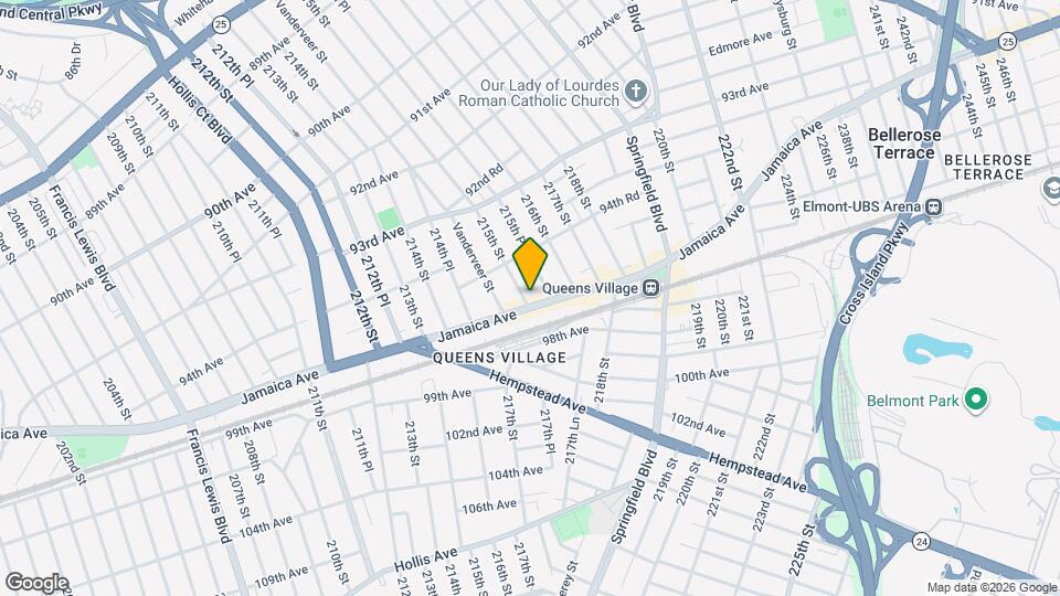215-03 Jamaica Ave, Unit 2 Mapa y Detalles de la Ubicación