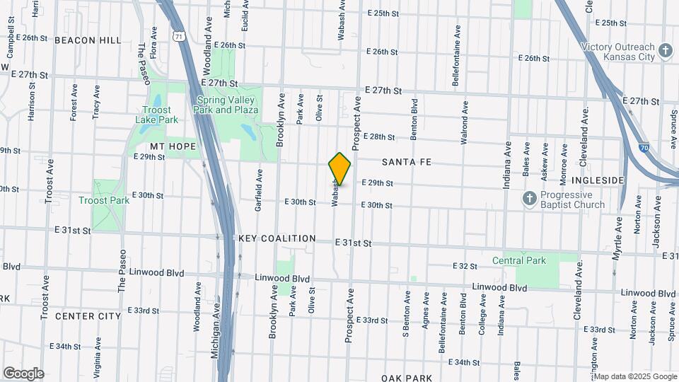 2931 Wabash Ave Mapa y Detalles de la Ubicación