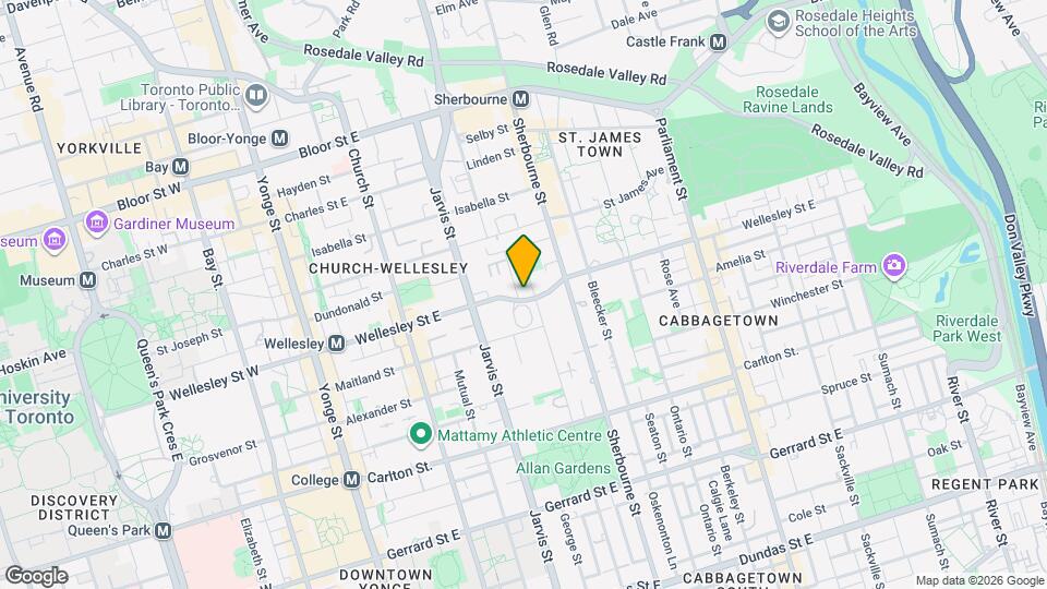 148 Wellesley St E Map and Location Details
