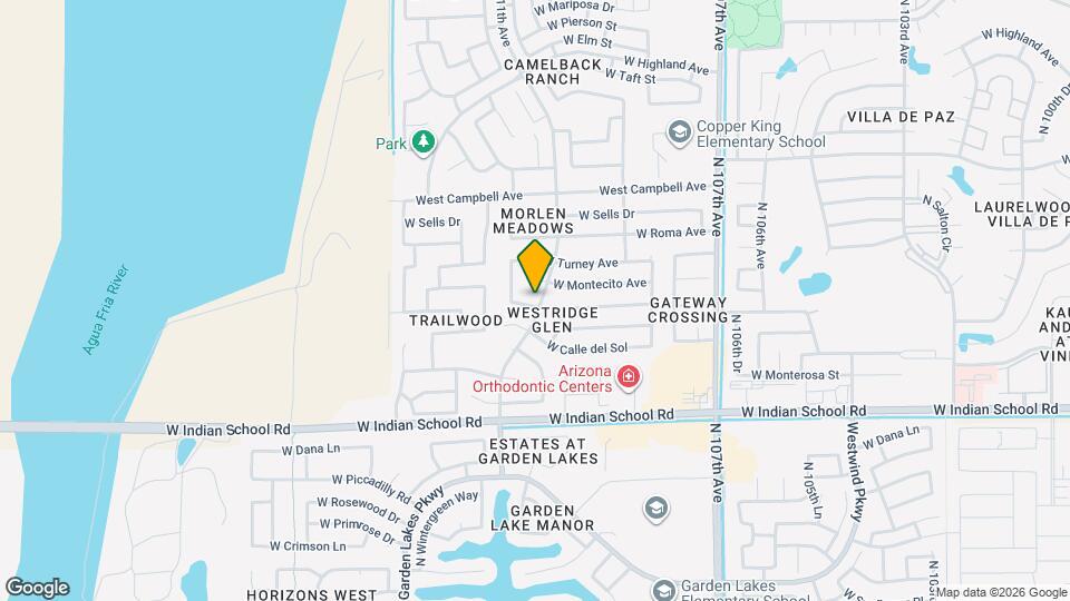 11102 W Glenrosa Ave, Unit E239 Map and Location Details