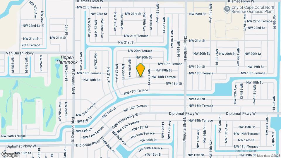 1906 NW 18th Terrace Map and Location Details