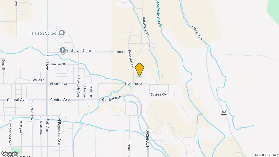 808 Ponderosa Ln Map and Location Details