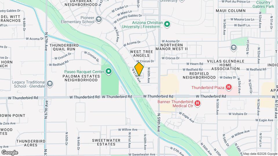 14015 N 61st Ave Map and Location Details