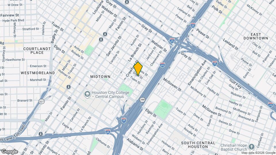 2807 Jackson St Map and Location Details