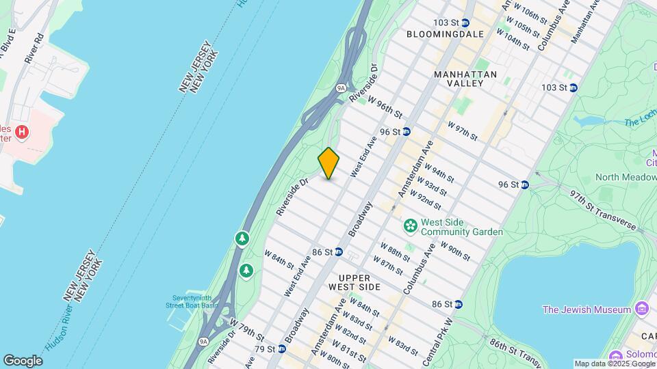 316 W 90th St Mapa y Detalles de la Ubicación