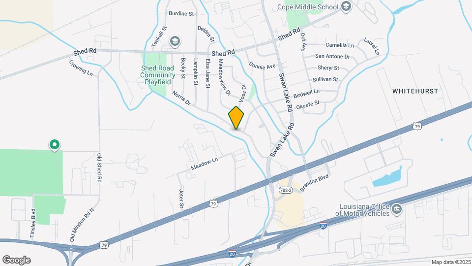 1105 Norris Dr Map and Location Details