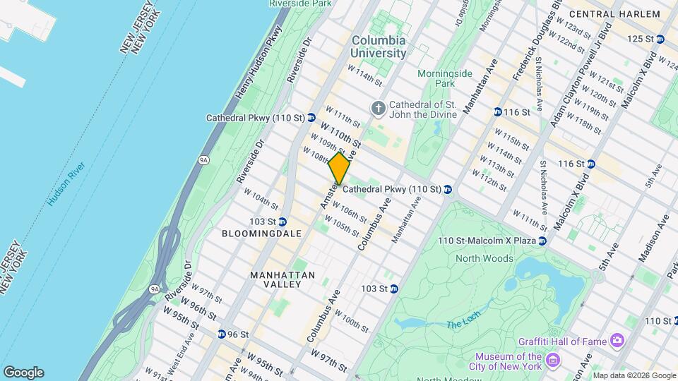 953 Amsterdam Ave Map and Location Details