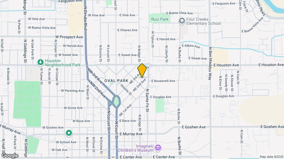 408 NE 2nd Ave Map and Location Details