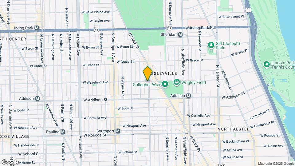 1201 W Waveland Ave Map and Location Details