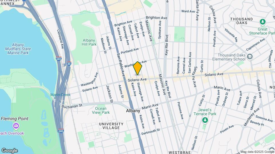 845 Stannage Ave Map and Location Details