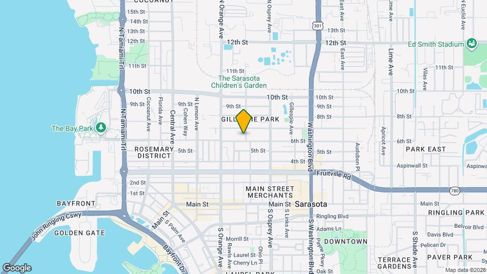 615 Goodrich Ave, Unit Pineapple Loft Map and Location Details
