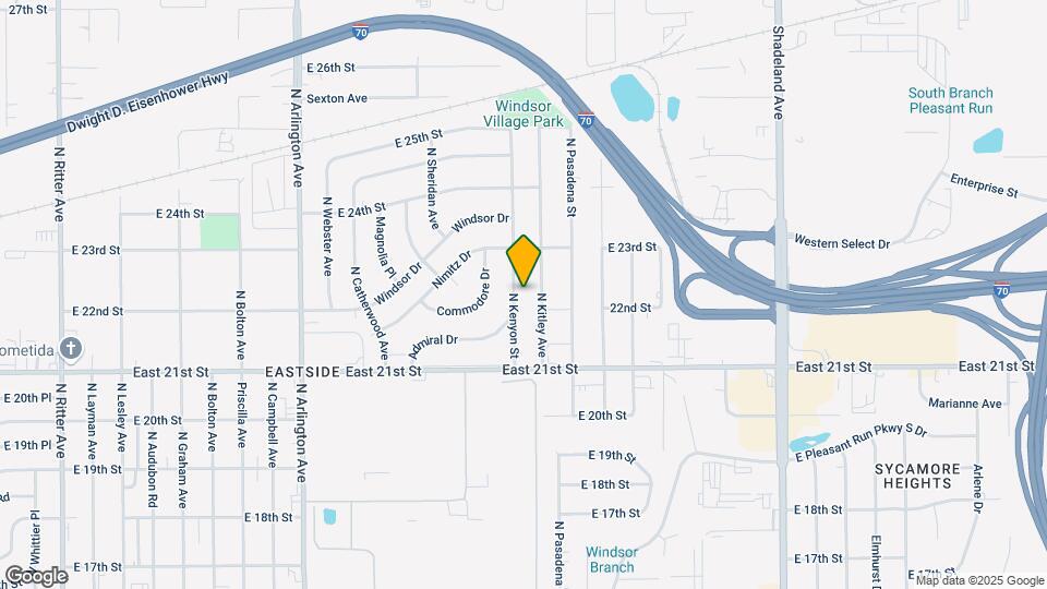2209 N Kenyon St Mapa y Detalles de la Ubicación