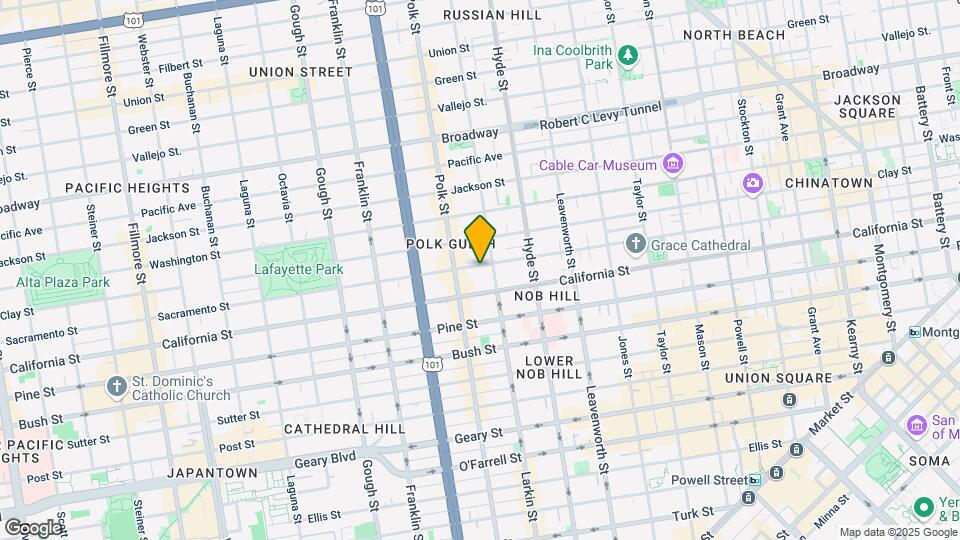 1631 Sacramento St Mapa y Detalles de la Ubicación