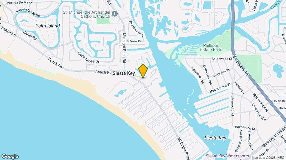 1206 Siesta Bayside Dr Mapa y Detalles de la Ubicación