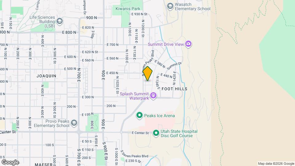 392 N Seven Peaks Blvd, Unit 322 Map and Location Details