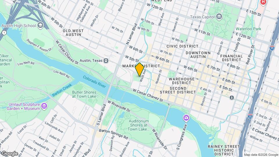 222 West Ave, Unit Downtown Condo with Skyline & Lake View Map and Location Details