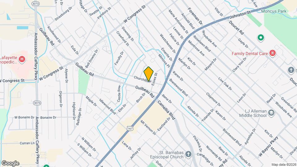 205 Churchill Dr Map and Location Details