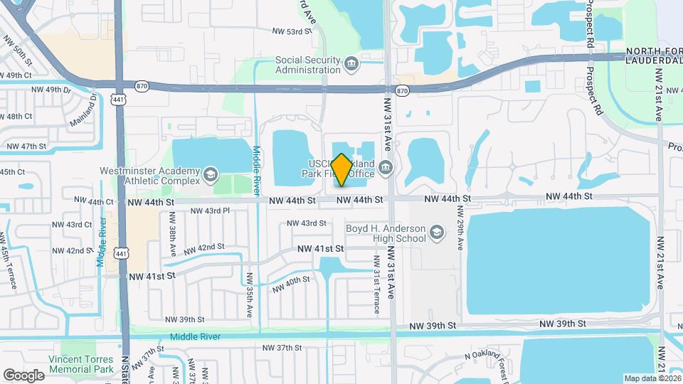 3255 NW 44th St Mapa y Detalles de la Ubicación