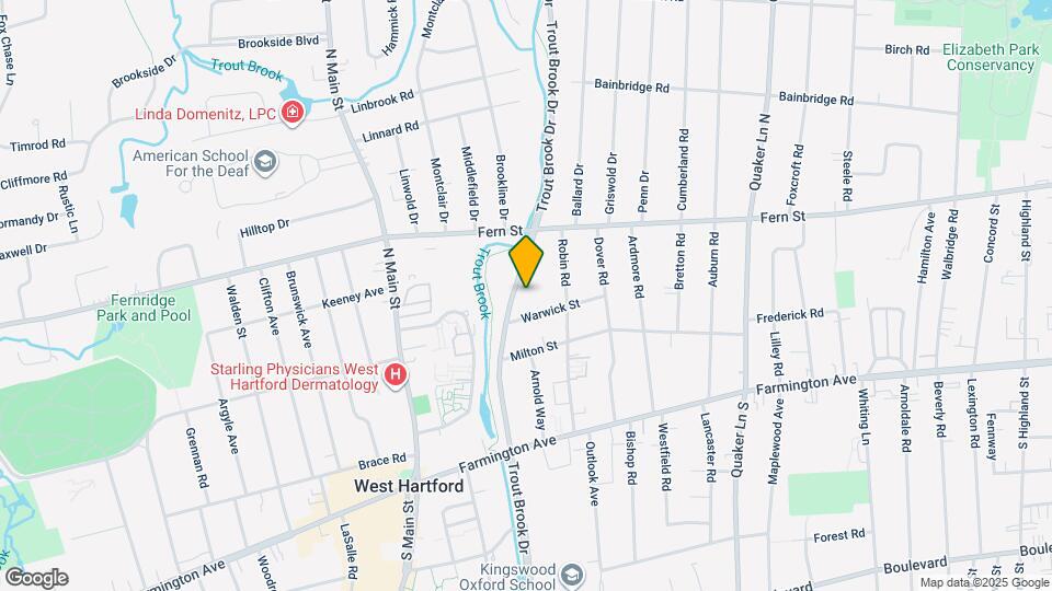 1110 Trout Brook Dr Map and Location Details