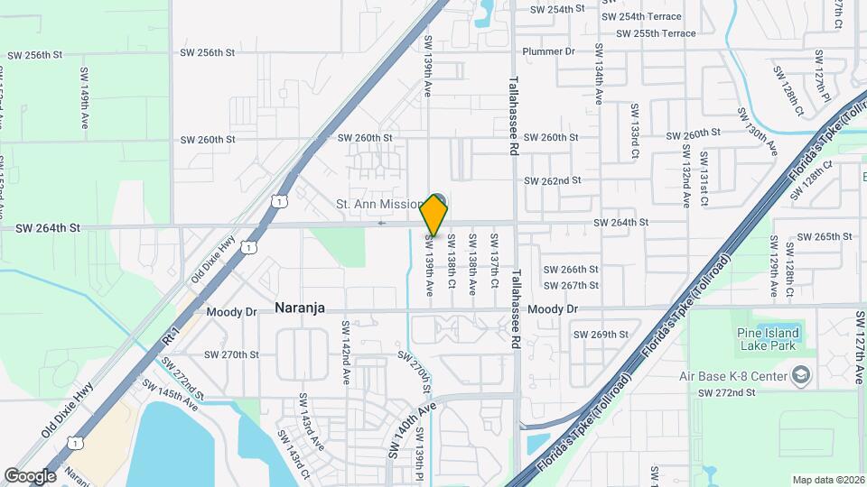 26445 SW 139th Ave Map and Location Details