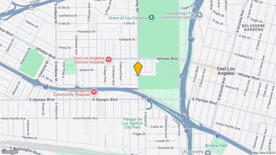 1021 S Downey Rd Map and Location Details