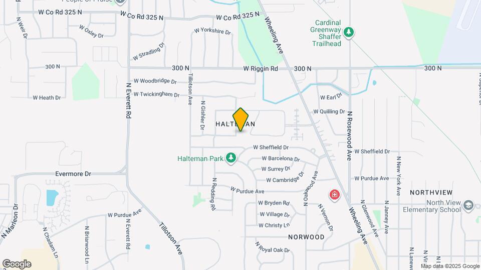 4500 N Hereford Dr Map and Location Details