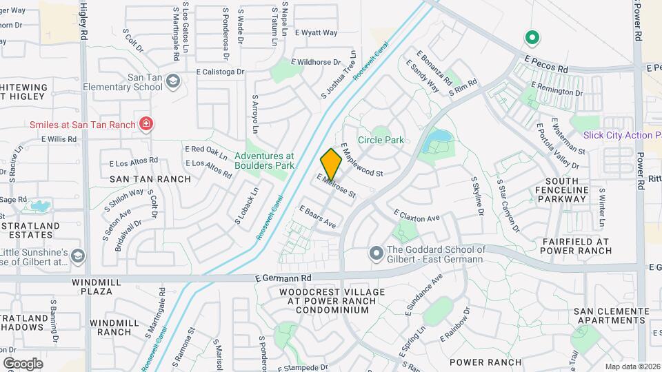 3909 E Melrose St Map and Location Details